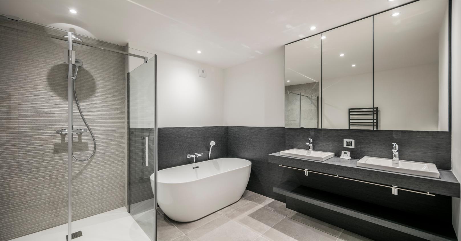 No.1 Best Bathroom Renovation in Highland Village- The Floor Accents